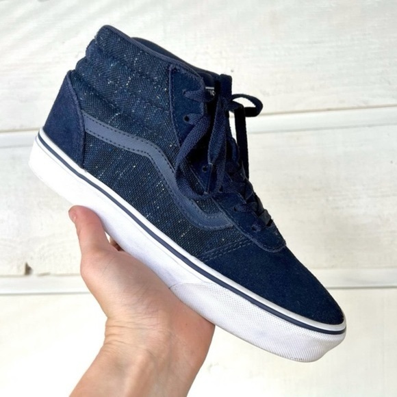 Vans Shoes - Vans Women’s  Dark Blue High-Top Sneakers